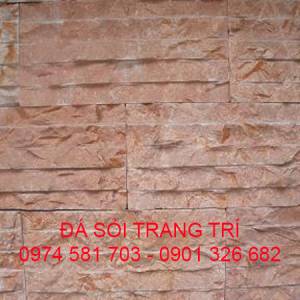 Đá xẻ hồng đậm 10x20