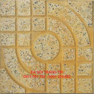 Gạch Terrazzo mắt nai vàng đậm