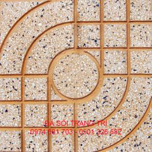 Gạch Terrazzo mắt nai vàng nhạt