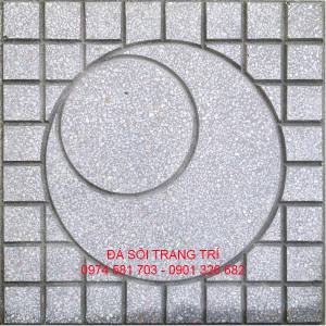 Gạch Terrazzo mặt trăng xám