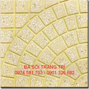 Gạch Terrazzo rẻ quạt vàng
